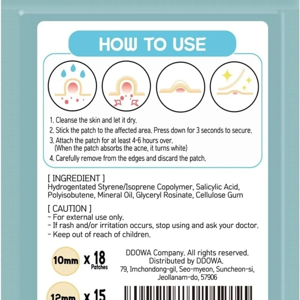 Pimple patches set of 2/ 66 pieces